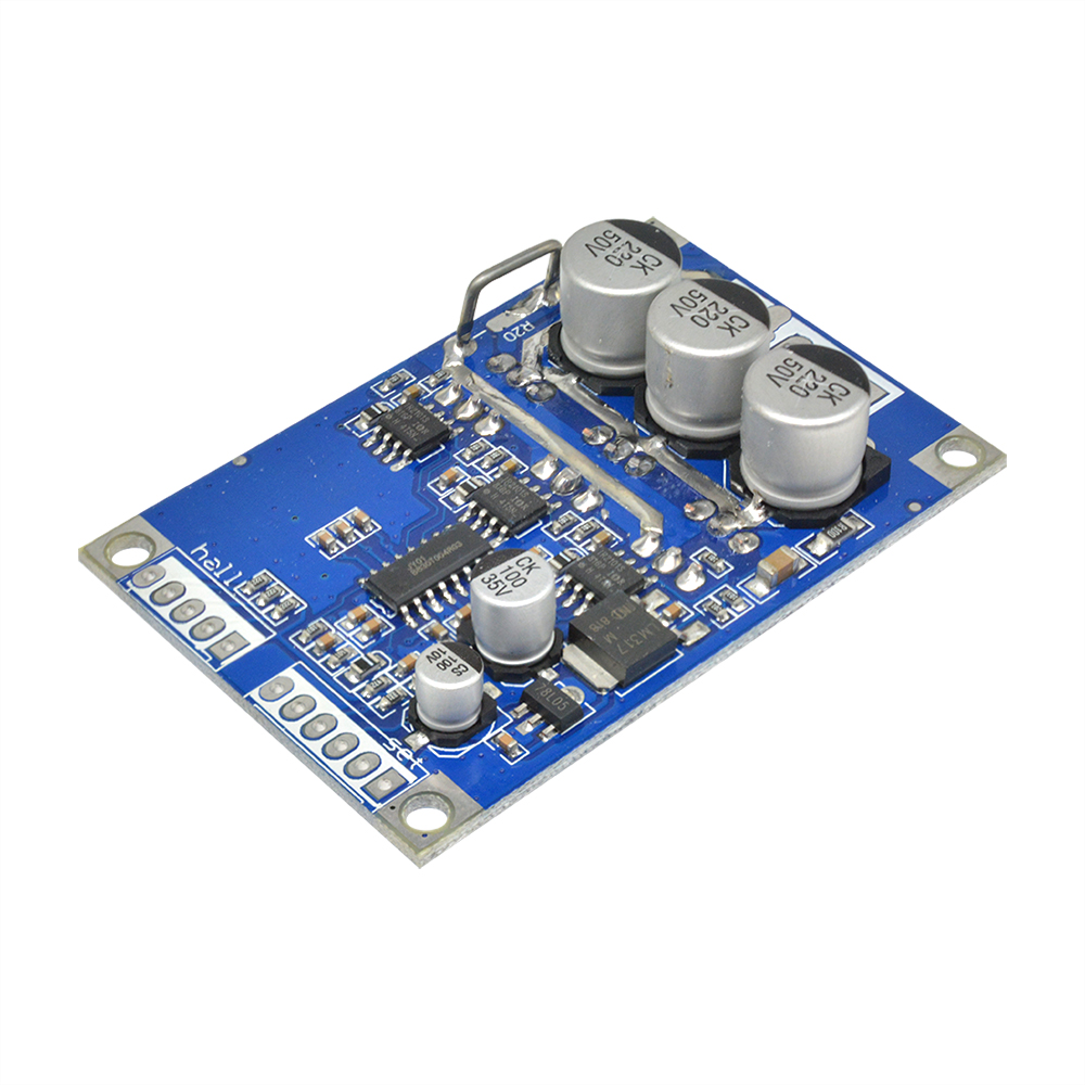 Бесщеточный контроллер двигателя с драйвером холла 12в-36в 15А 500Вт